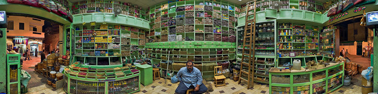 Spice shop in the Souq, Aswan, Egypt by Thomas Krueger